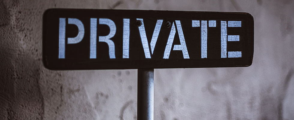 Privacy Policy Sign